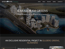 Tablet Screenshot of karakoramenterprises.com